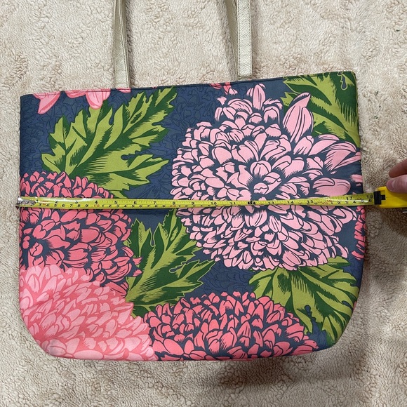 Pink Floral Tote Bag - Picture 3 of 11